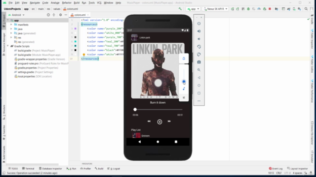 Create A Beautiful Android Media Player Application – Screenshot 3