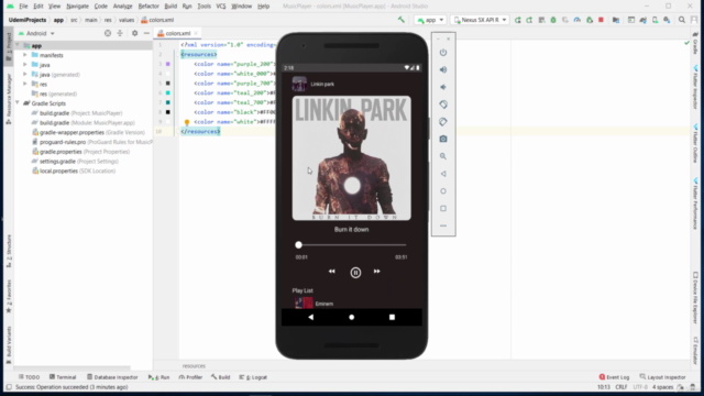 Create A Beautiful Android Media Player Application – Screenshot 4