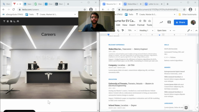 How to get a job in the Electric Vehicle industry – Screenshot 1
