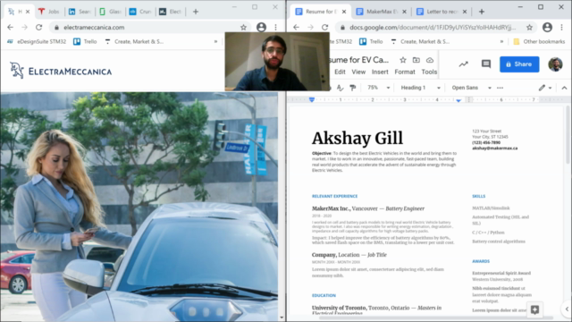 How to get a job in the Electric Vehicle industry – Screenshot 4