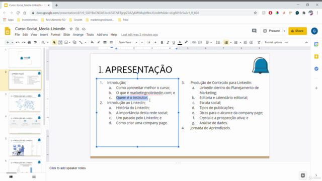 Certificação em Social Media (LinkedIn) – Screenshot 1