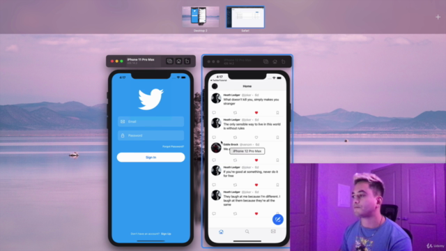 Twitter SwiftUI Clone | iOS 14 & Swift 5 | Firestore | MVVM – Screenshot 3