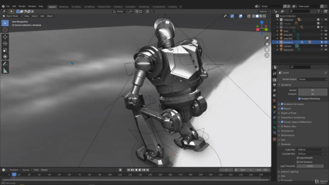 BLENDER: How to create and rig the Iron Giant – Screenshot 1