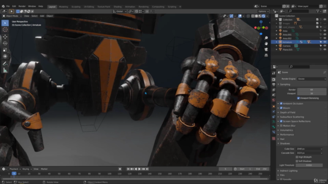 BLENDER: How to create and rig the Iron Giant – Screenshot 2