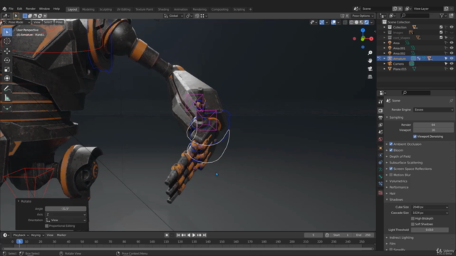 BLENDER: How to create and rig the Iron Giant – Screenshot 3