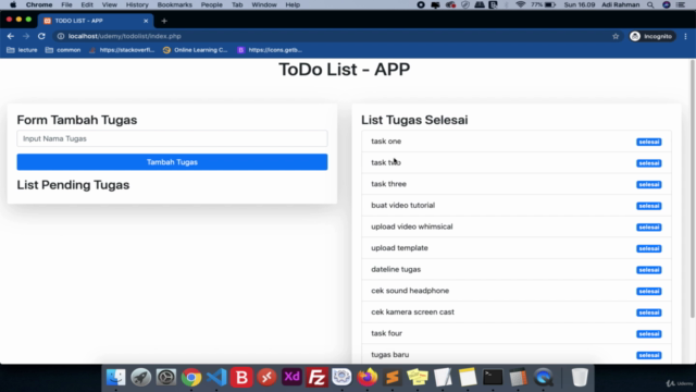 PHP untuk Pemula  Mini-Project TODOLIST - Screenshot_04