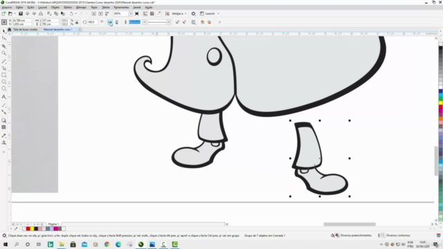 Criando mascotes e personagens no CorelDRAW – Screenshot 2