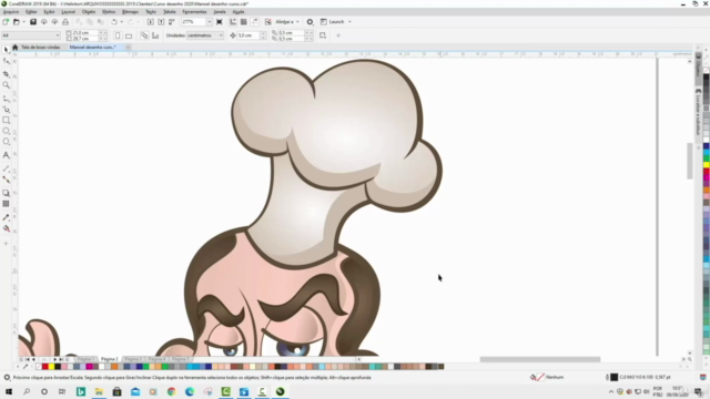 Criando mascotes e personagens no CorelDRAW – Screenshot 4