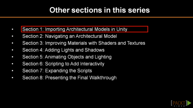Building an Architectural Walkthrough Using Unity – Screenshot 3