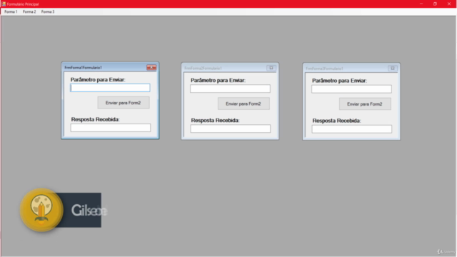C# e Windows Forms: Passando Parâmetros entre Formulários - Screenshot_01