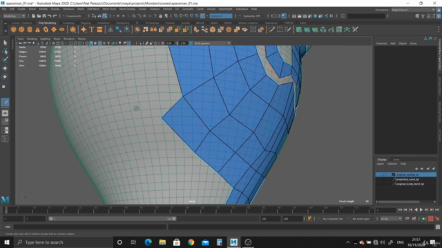 Creating a Cartoon Octopus Monster in Maya 2020 – Screenshot 2