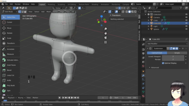 【Blender】初めての3DCG|基本的な使い方からモデリングやアニメーションまで【入門講座】 – Screenshot 2