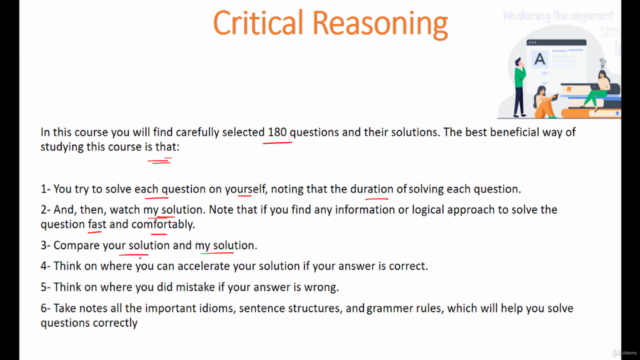 Gmat - Critical Reasoning - 180 Practice Questions+3 Tests – Screenshot 1