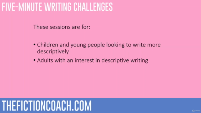 Five-minute writing challenges - extended course – Screenshot 2