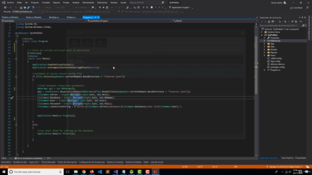 Curso Sistema de Pedidos C# y MySQL – Screenshot 2
