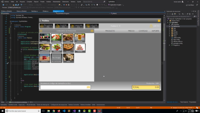 Curso Sistema de Pedidos C# y MySQL – Screenshot 4