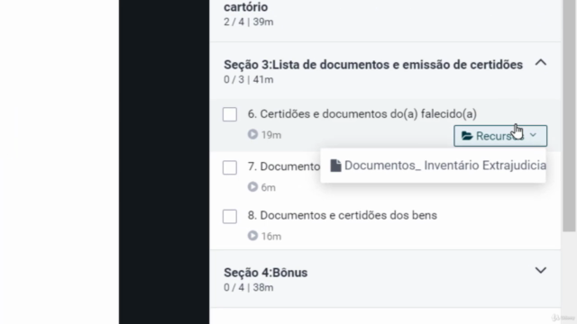 Inventário em Cartório na Prática – Screenshot 1