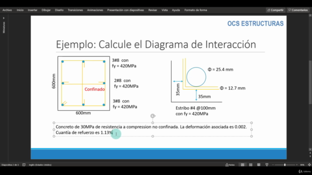 Método de Fibras para Análisis No Lineal de Secciones – Screenshot 3