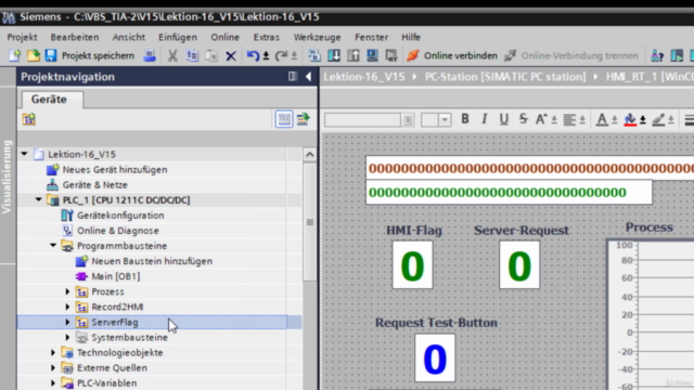 VBS mit WinCC Advanced TIA Portal V14/V15 Teil 2 – Screenshot 1
