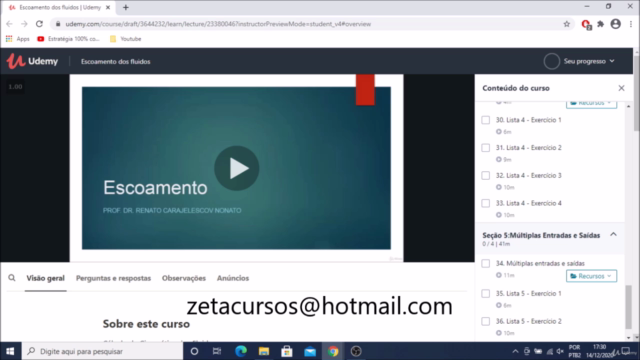 Escoamento dos fluidos – Screenshot 1