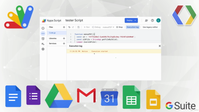 Google Apps Script Complete Course New IDE 100+ Examples - Screenshot_03