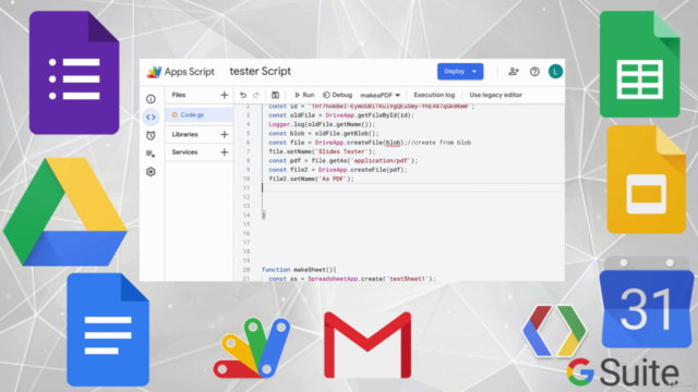 Google Apps Script Complete Course New IDE 100+ Examples - Screenshot_04