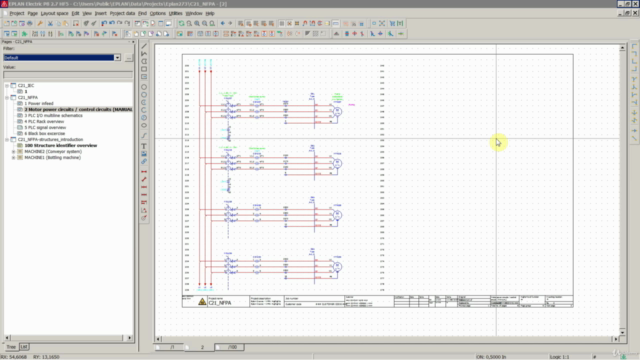 ePLAN Electric P8 course - NFPA style ePLAN project Vol.1/2 – Screenshot 1