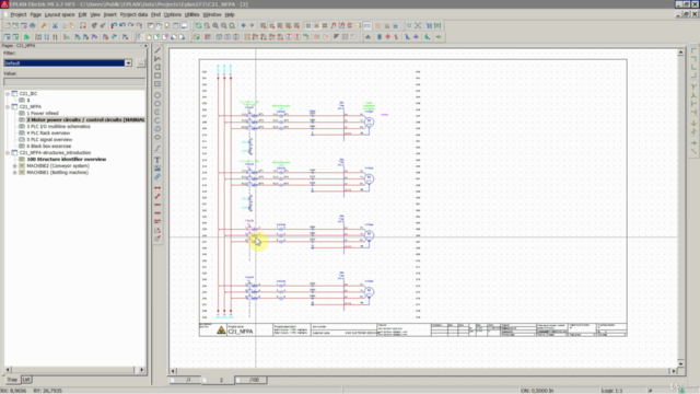 ePLAN Electric P8 course - NFPA style ePLAN project Vol.1/2 – Screenshot 4