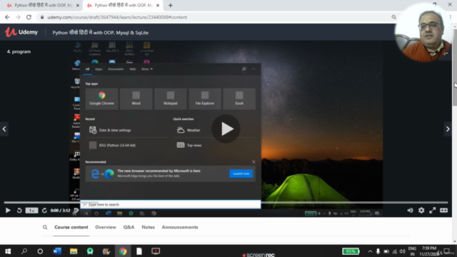 Python सीखे हिंदी मे with OOP, Mysql & SqLite – Screenshot 1