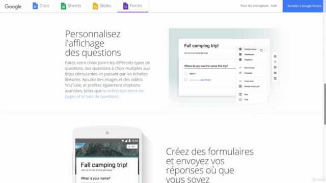 Google Forms de A à Z – Screenshot 1