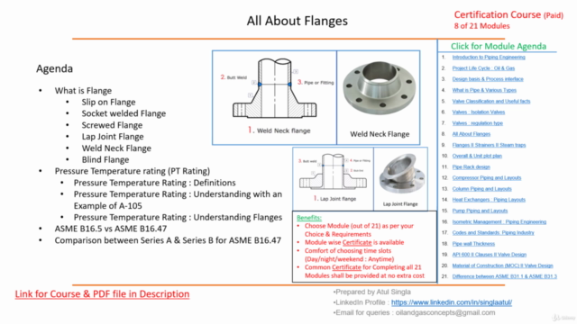 All about Flanges : Piping Engineering – Screenshot 1