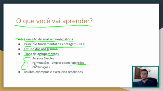 Curso de Análise Combinatória – Screenshot 4