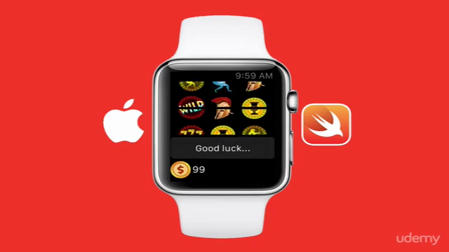 Learn Apple Watchkit with Swift, Casino Slot Machine app – Screenshot 1
