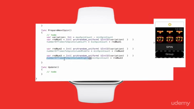 Learn Apple Watchkit with Swift, Casino Slot Machine app – Screenshot 3