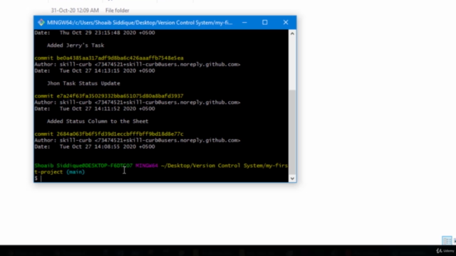 Introduction to Version Control with Git and Github – Screenshot 4