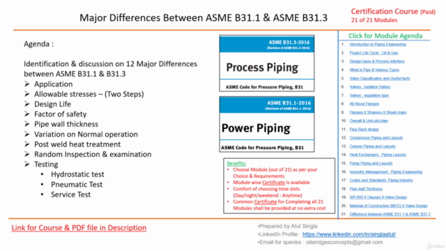 Difference between Codes ASME B31.1 & ASME B31.3 - Screenshot_01
