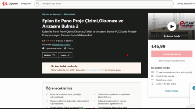 Elektrik Pano Projesi Okuma,Çizimi ve Arızasını Bulma 2 – Screenshot 1
