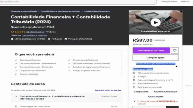 Contabilidade Financeira, Tributária, PIS/COFINS, Compliance – Screenshot 4
