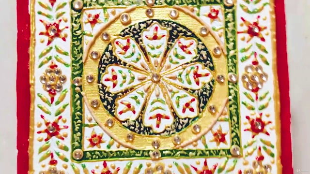 Jaipur Marble 3D Painting/Relief Persian painting Stone work – Screenshot 1