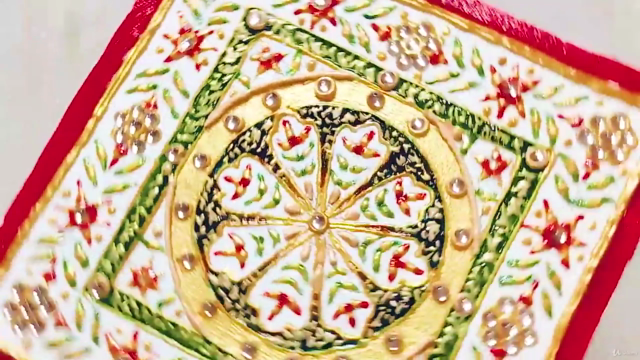 Jaipur Marble 3D Painting/Relief Persian painting Stone work – Screenshot 2