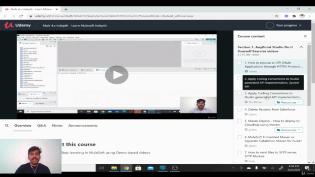 MuleSoft Anypoint Studio for Developers | Mule 4 Indepth MCD – Screenshot 1