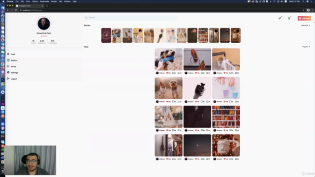 عمل موقع انستقرام بفلتر ويب - Instagram web with Flutter – Screenshot 1