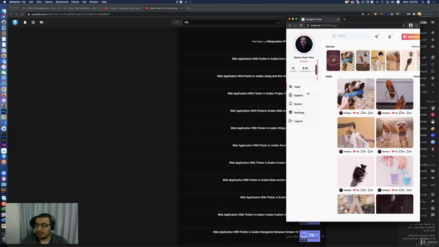 عمل موقع انستقرام بفلتر ويب - Instagram web with Flutter – Screenshot 2