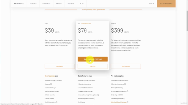 Thinkific Beginners & Advanced: Fast Track Training – Screenshot 4