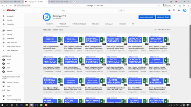 Microsoft Excel - Temel & İleri Seviye | Ücretsiz Eğitim – Screenshot 3