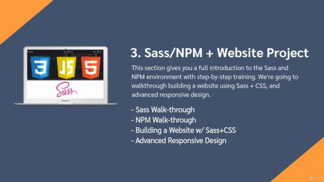 Learn How To Build Amazing Websites w/ HTML, CSS and Sass – Screenshot 3