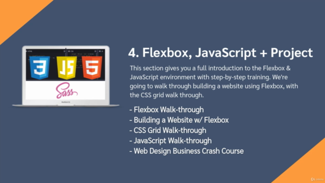 Learn How To Build Amazing Websites w/ HTML, CSS and Sass – Screenshot 4