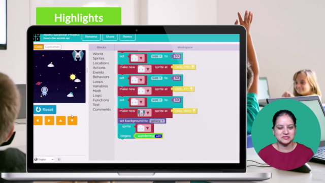 Learn Programming: Fun Games, Animation for Kids & Beginners – Screenshot 1