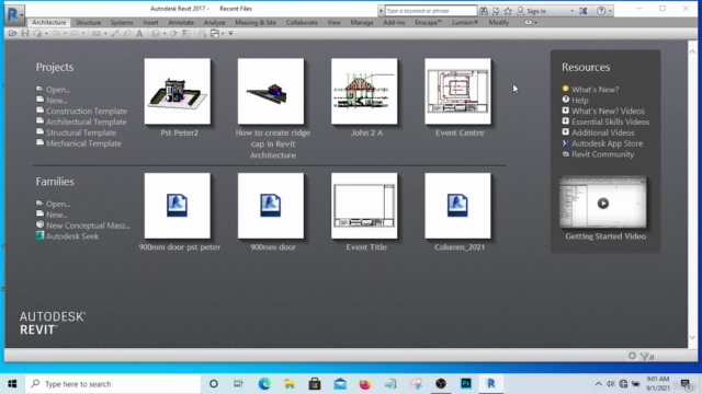 Revit Tutorial Masterclass – Screenshot 1