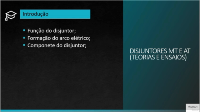 Manutenção em disjuntores de alta tensão – Screenshot 1